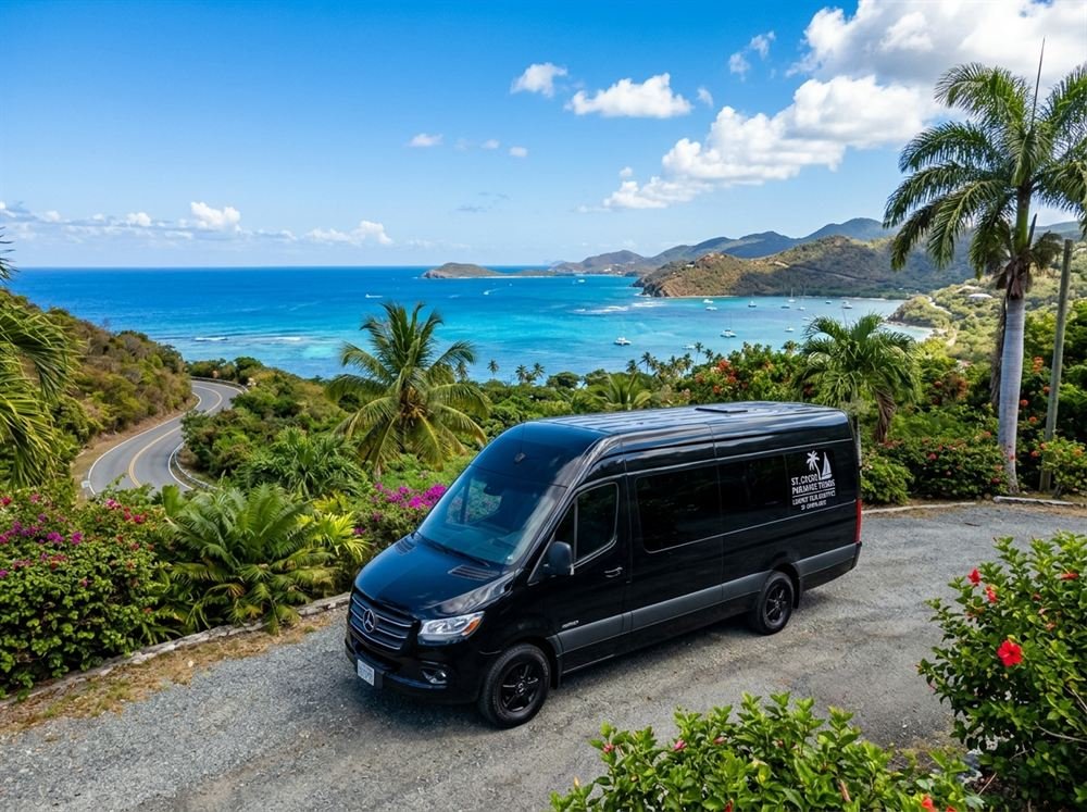 Prince Taxi Safari Tours van in St. Croix